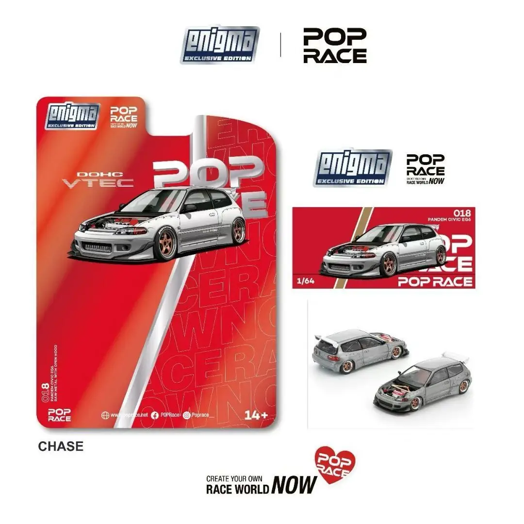 PreSale POP RACE 1:64 Pandem Rocket Bunny Civic MK5 RAW METAL CHASE Diecast Car Model Collection Toys
PreSale POP RACE 1:64 Pandem Rocket Bunny Civic MK5 RAW METAL CHASE Diecast Car Model Collection Toys