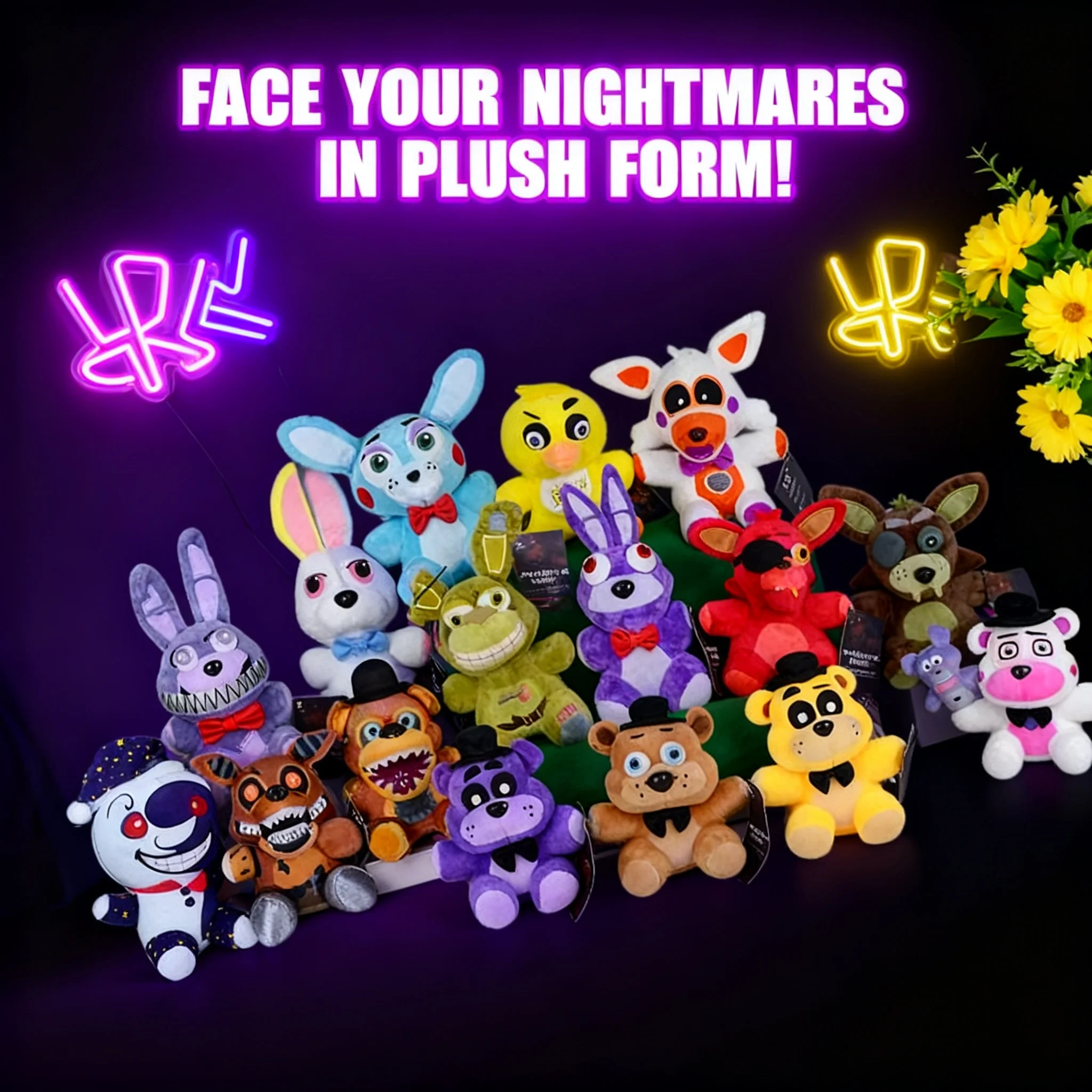 Новые плюшевые игрушки-куклы Five Nights at Freddy's (FNaF) 2026: Бонни, Фредди, Фокси, Медведь. Милые мультяшные куклы для детей и фанатов, отличный подарок.
Новые плюшевые игрушки-куклы Five Nights at Freddy's (FNaF) 2026: Бонни, Фредди, Фокси, Медведь. Милые мультяшные куклы для детей и фанатов, отличный подарок.