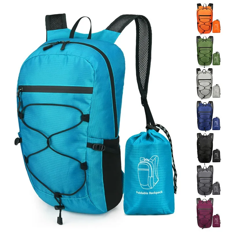 20L Outdoor Lightweight Foldable Waterproof Backpack Pack for Women Men Large Capacity Hiking Travel Backpack
20L Outdoor Lightweight Foldable Waterproof Backpack Pack for Women Men Large Capacity Hiking Travel Backpack
