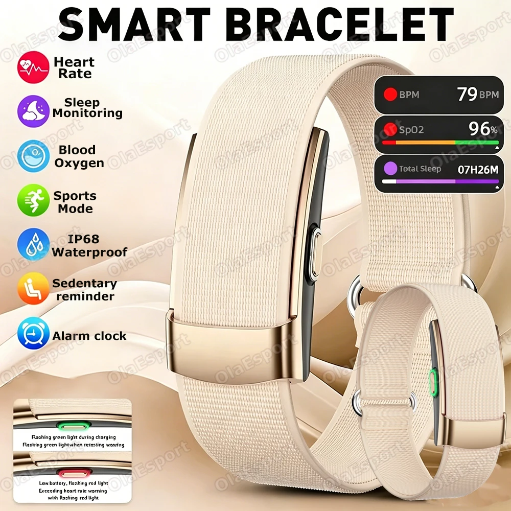 New Fashion No Screen Smart Bracelet Real-time Heart Rate Blood Oxygen Sleep Monitor Call Reminder Sports Waterproof Smartwatch
New Fashion No Screen Smart Bracelet Real-time Heart Rate Blood Oxygen Sleep Monitor Call Reminder Sports Waterproof Smartwatch