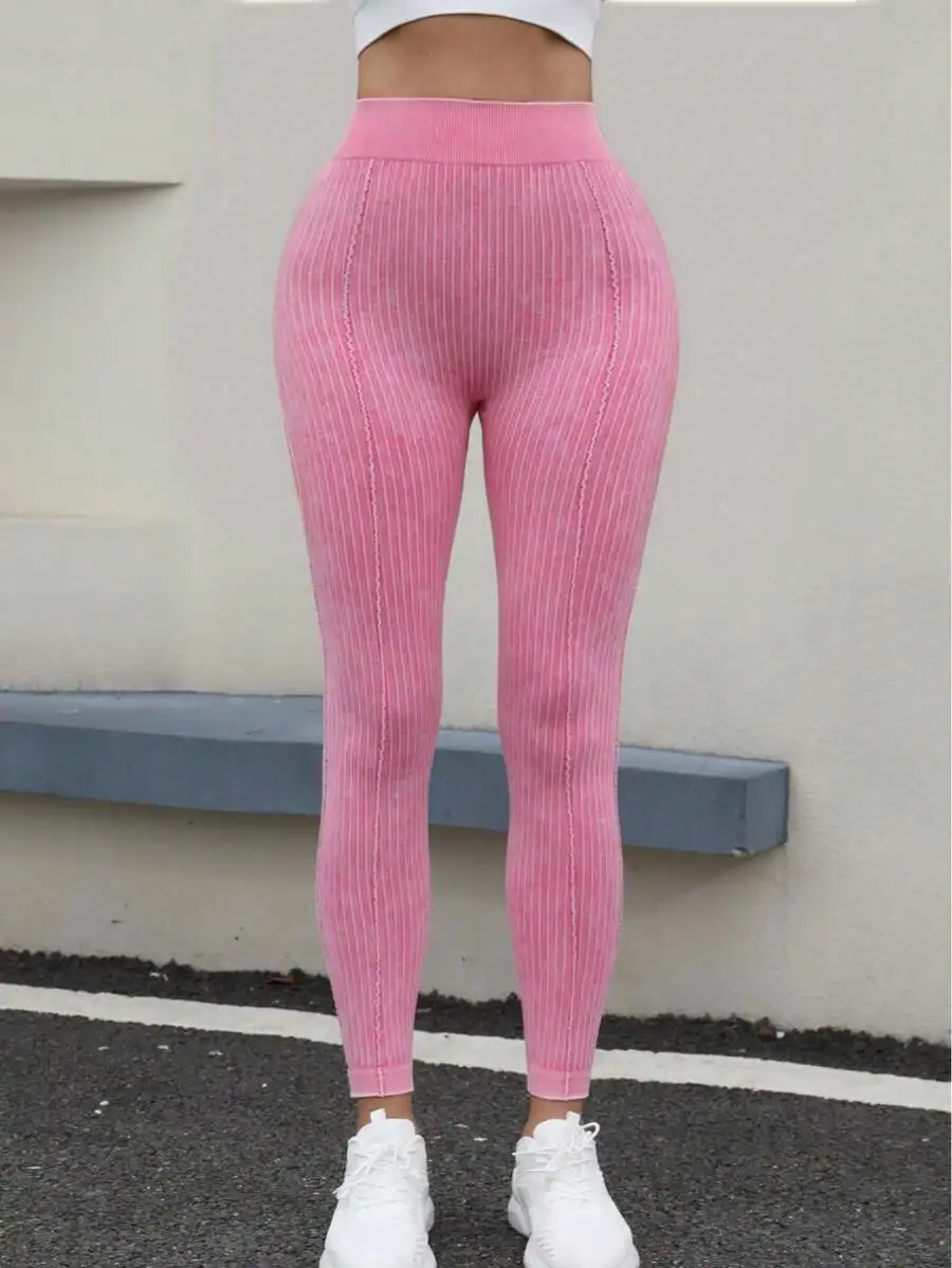 High Waist Ribbed Seamless Yoga Leggings With Scrunch Butt For Women
High Waist Ribbed Seamless Yoga Leggings With Scrunch Butt For Women