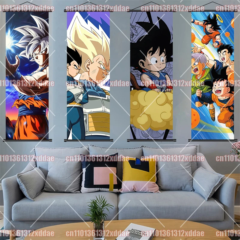 Dragon Ball Classic Scroll Painting Goku Vegeta Kakarot Gohan Trunks Living Room Entrance Decoration Painting Anime Lovers Gifts
Dragon Ball Classic Scroll Painting Goku Vegeta Kakarot Gohan Trunks Living Room Entrance Decoration Painting Anime Lovers Gifts