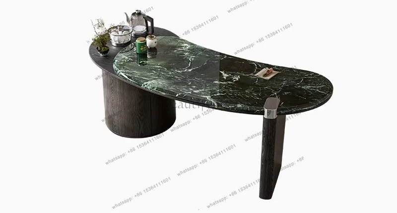 Luxury stone tea table Modern balcony Natural marble Exquisite small tea table
Luxury stone tea table Modern balcony Natural marble Exquisite small tea table