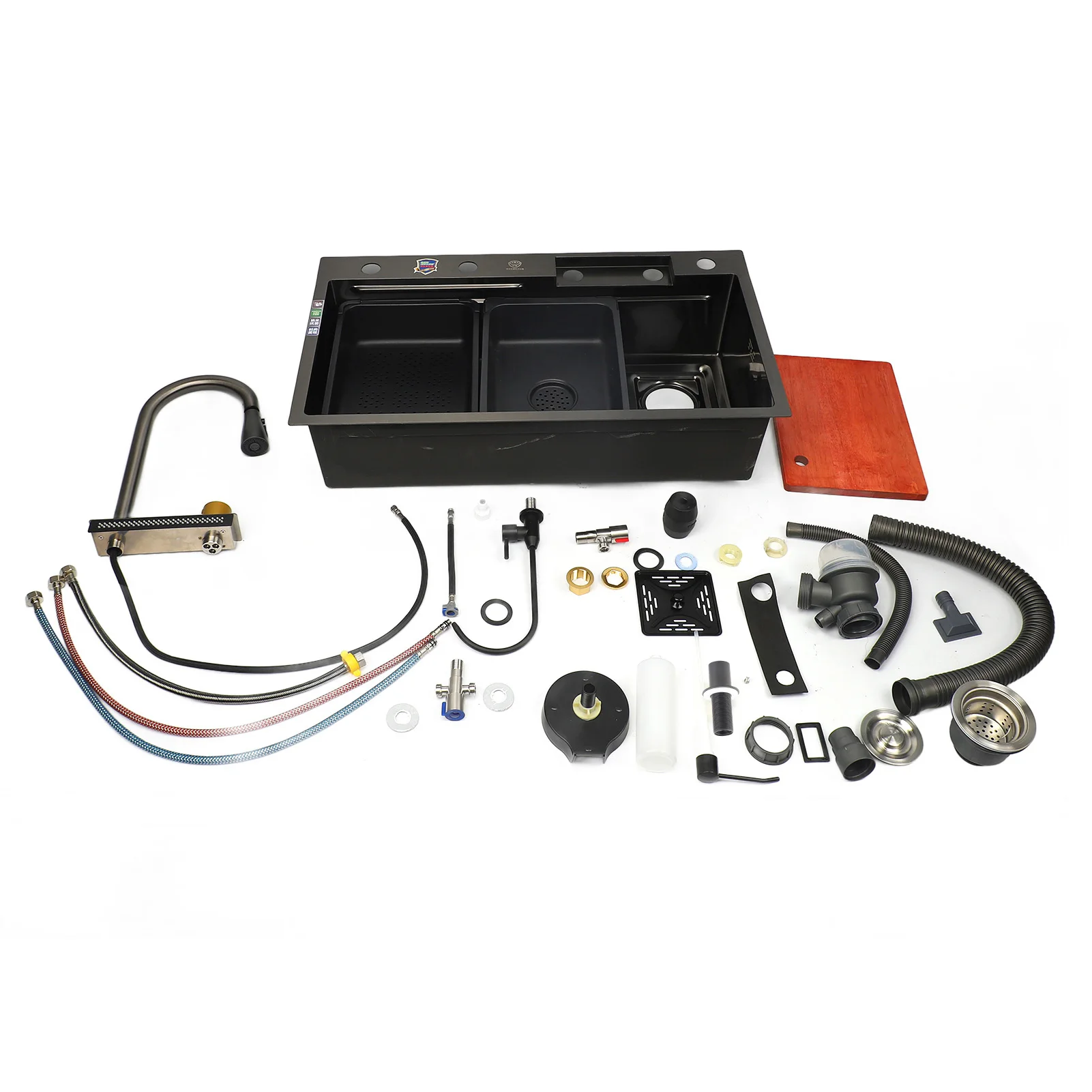 Protable Kitchen Sink Professional Modern Simple Style Thickened Large Capacity Undermount Stainless Steel Sink for Home Kitchen
Protable Kitchen Sink Professional Modern Simple Style Thickened Large Capacity Undermount Stainless Steel Sink for Home Kitchen