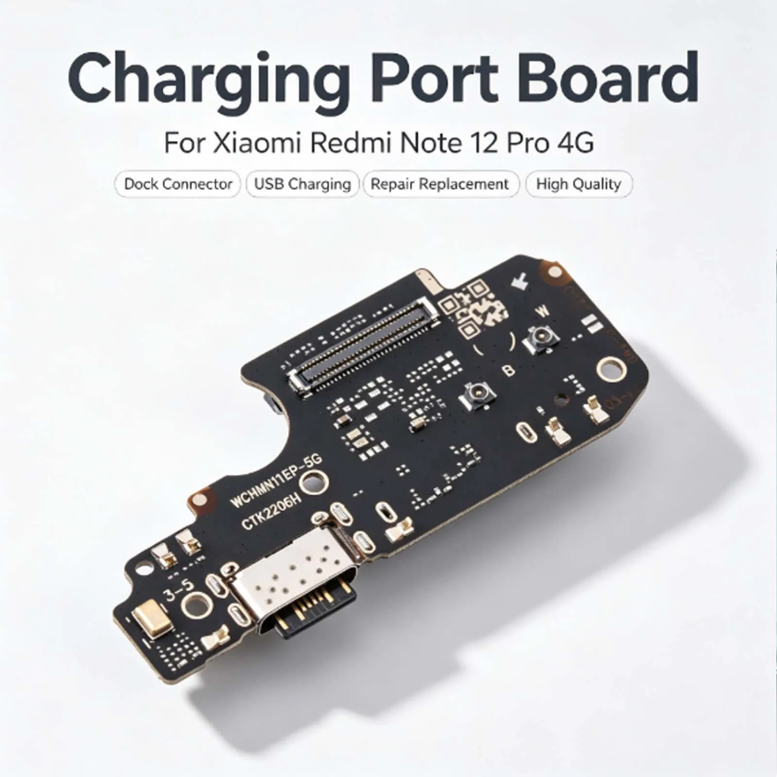 Charging Port Board for Xiaomi Redmi Note 12 Pro 4G Phone Flex Cable Board Repair Replacement Part
Charging Port Board for Xiaomi Redmi Note 12 Pro 4G Phone Flex Cable Board Repair Replacement Part