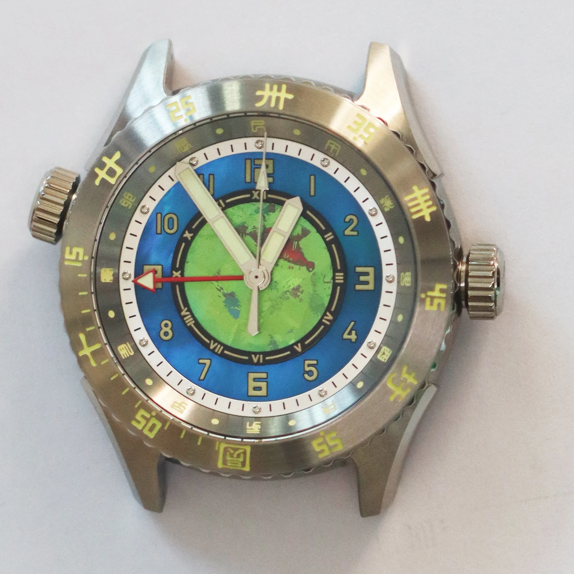 SIDAXIN Мужские автоматические часы 45 мм GMT Механические наручные часы Diver 20ATM Водонепроницаемые бронзовые/стальные C3 Светящиеся 2836 Mov. Сапфир
SIDAXIN Мужские автоматические часы 45 мм GMT Механические наручные часы Diver 20ATM Водонепроницаемые бронзовые/стальные C3 Светящиеся 2836 Mov. Сапфир