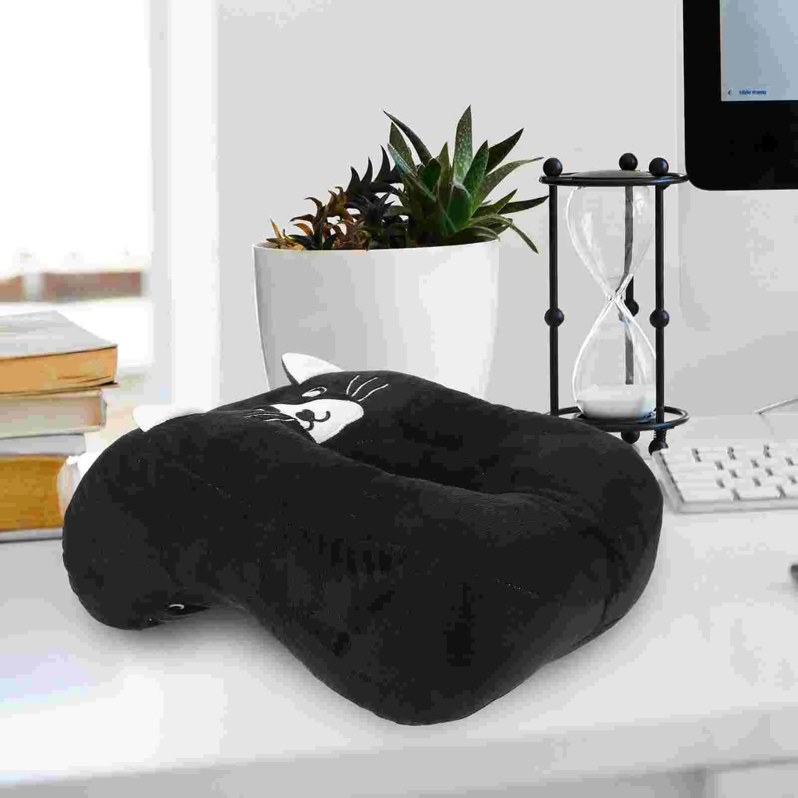 Travel Neck Pillow Nap Desk Office Cushion Soft Stuffed Cartoon Black School Student
Travel Neck Pillow Nap Desk Office Cushion Soft Stuffed Cartoon Black School Student
