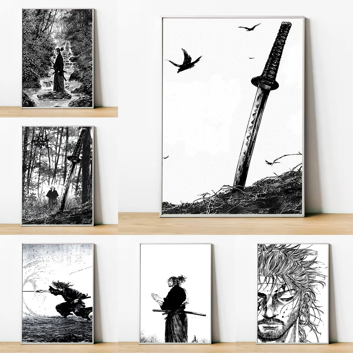 Living Room Decor 1pc Vagabond Manga Poster Bedroom Decoration Vintage Interior Posters for Wall Painting Canvas Art Mural Home
Living Room Decor 1pc Vagabond Manga Poster Bedroom Decoration Vintage Interior Posters for Wall Painting Canvas Art Mural Home