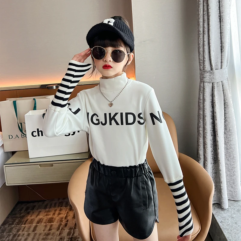 Children's Turtleneck Knitwear Thickening Autumn and Winter Girls Outdoor Sweatshirts 2022 New Design Baby's Bottoming Shirts
Children's Turtleneck Knitwear Thickening Autumn and Winter Girls Outdoor Sweatshirts 2022 New Design Baby's Bottoming Shirts