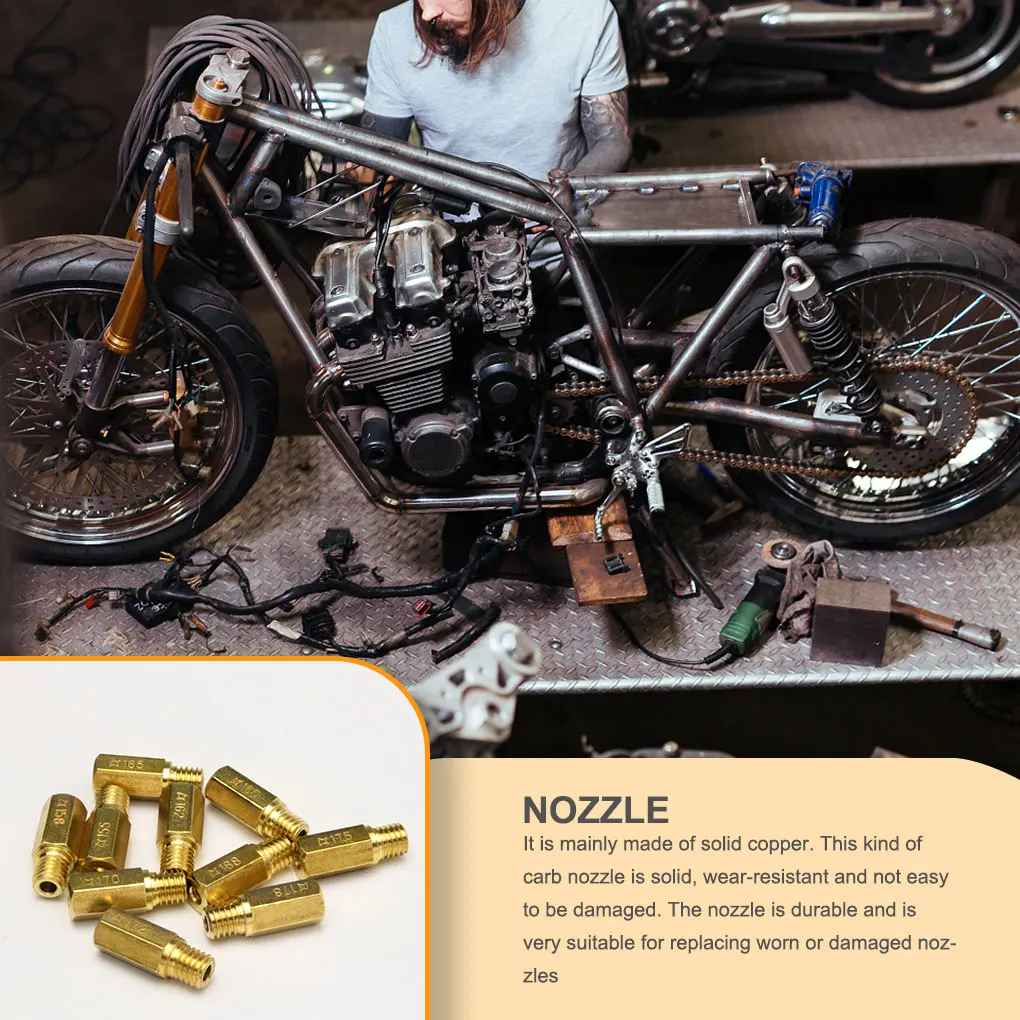 Набор из 10 форсунок для карбюратора мотоцикла, автомобильные аксессуары
Набор из 10 форсунок для карбюратора мотоцикла, автомобильные аксессуары