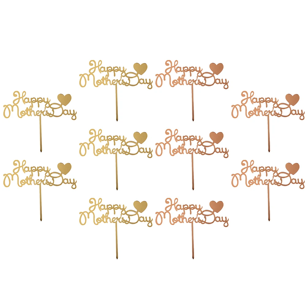 10 Pcs Cake Insert Various Kinds of Cupcake Toppers Picks Hat Charming Decorations Mothers Day Supplies Acrylic for Mother's
10 Pcs Cake Insert Various Kinds of Cupcake Toppers Picks Hat Charming Decorations Mothers Day Supplies Acrylic for Mother's