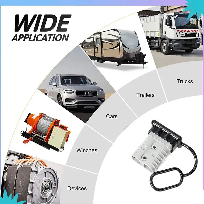 ABZW 4Pcs 2/0 AWG 350A Battery Power Connector Cable Quick Connect Disconnect Kit For Anderson Connector For Winch Trailer
ABZW 4Pcs 2/0 AWG 350A Battery Power Connector Cable Quick Connect Disconnect Kit For Anderson Connector For Winch Trailer