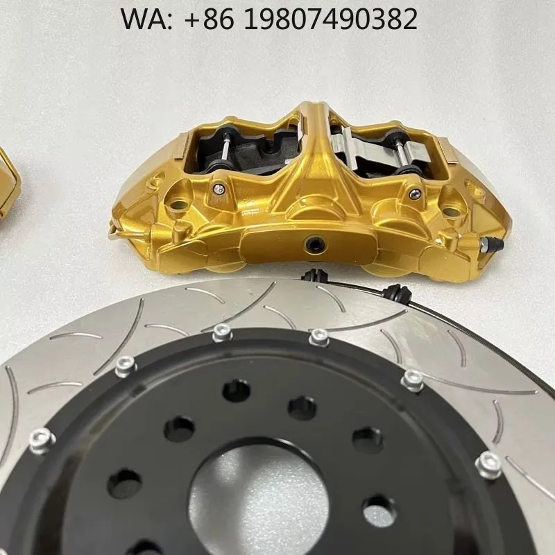 6 Piston High Performance Racing Brake Kit Modified Caliper Disc System For Compact Sports Sedan Evolution Model Upade