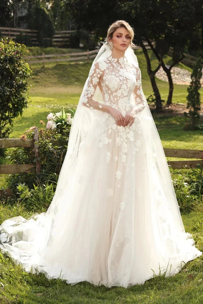 2025 New Sparkling Bohemian Bridal Gown, Off-Shoulder Long Sleeve Beach Wedding Dress with Train, Lace, Customizable.
2025 New Sparkling Bohemian Bridal Gown, Off-Shoulder Long Sleeve Beach Wedding Dress with Train, Lace, Customizable.