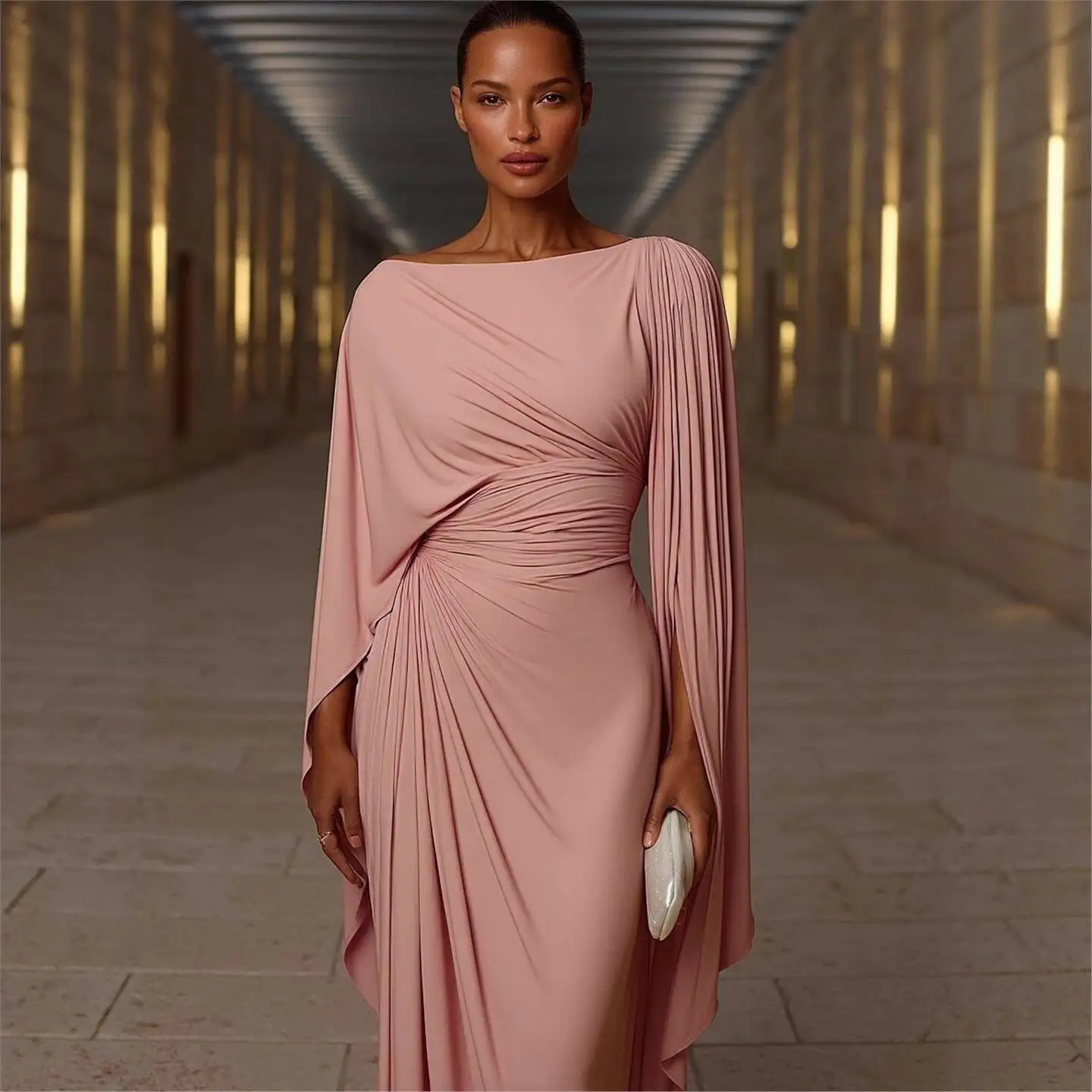 Summer New Women's Long Sleeve Satin Wrap Dress Slim Fit High Waist A-Line Skirt Elegant Goddess Style City Walk Fashionable
Summer New Women's Long Sleeve Satin Wrap Dress Slim Fit High Waist A-Line Skirt Elegant Goddess Style City Walk Fashionable