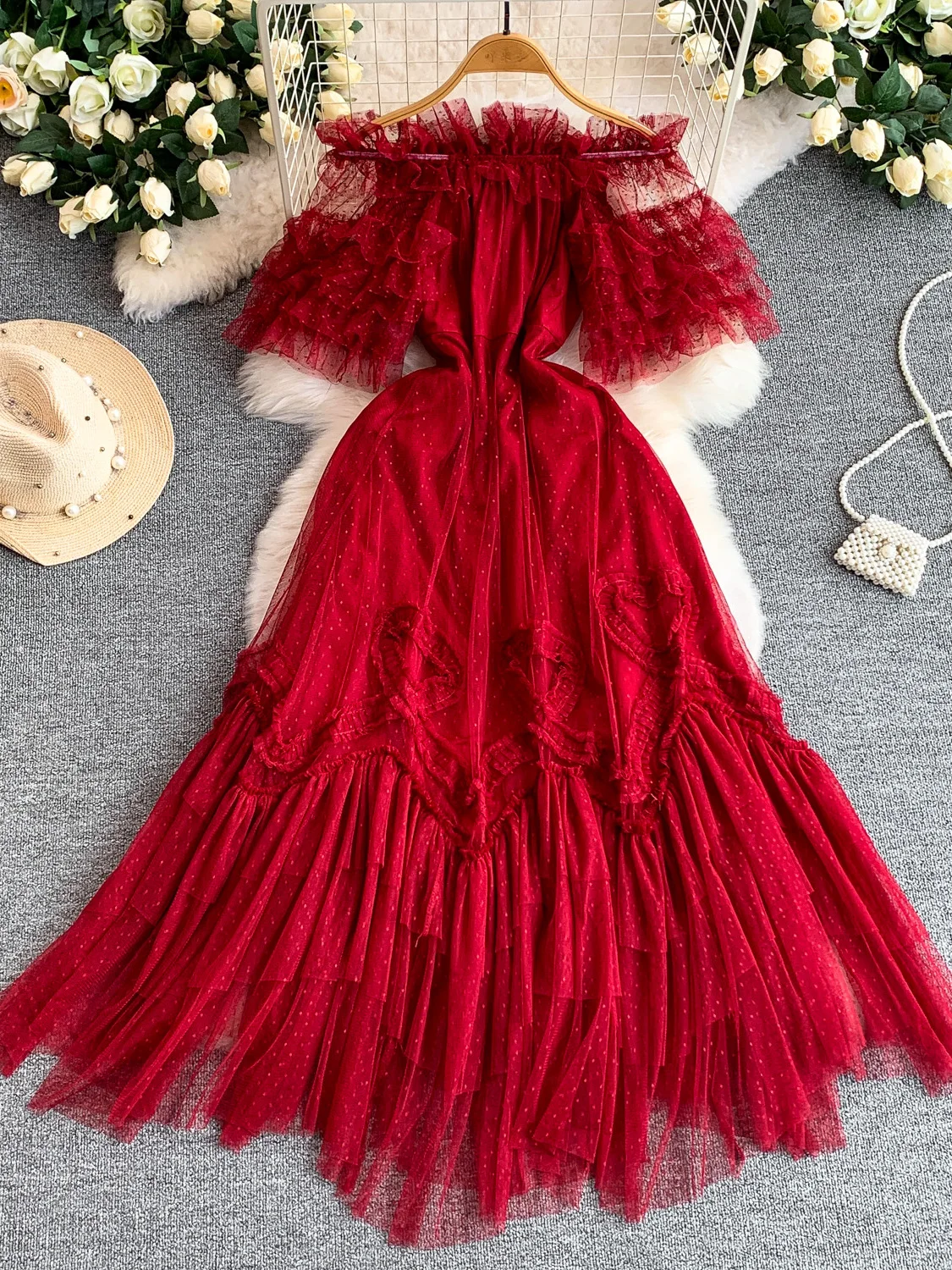 Gentle Breeze Ageless Lace Trim One Shoulder Dress Women's High-End Design Irregular A-Line Long Skirt Spring Summer Short Sl...
Gentle Breeze Ageless Lace Trim One Shoulder Dress Women's High-End Design Irregular A-Line Long Skirt Spring Summer Short Sl...