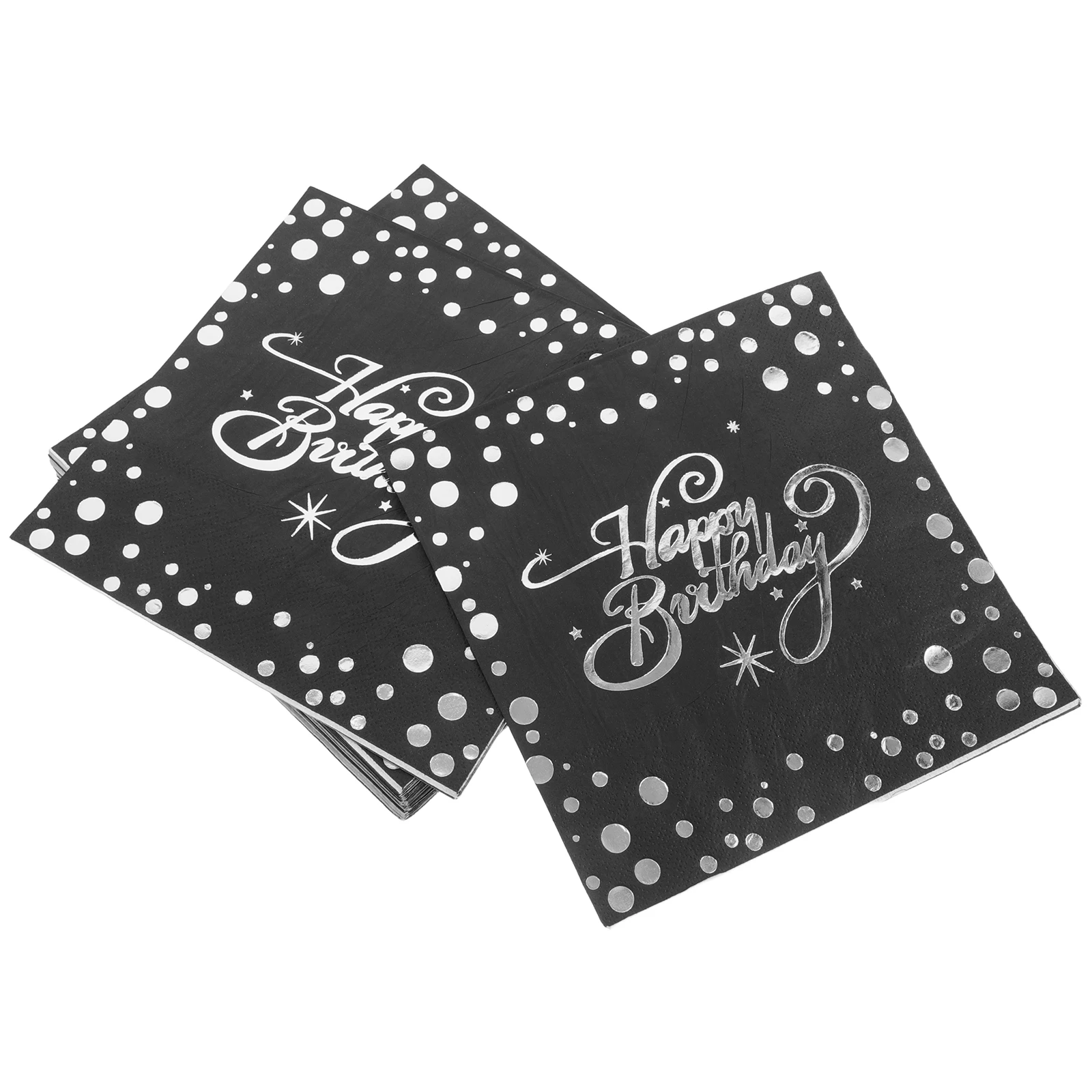 40pcs Silver Disposable Elegant Birthday Disposable Paper Napkins Party Decorations Black Silver Tableware Soft Patterned
40pcs Silver Disposable Elegant Birthday Disposable Paper Napkins Party Decorations Black Silver Tableware Soft Patterned
