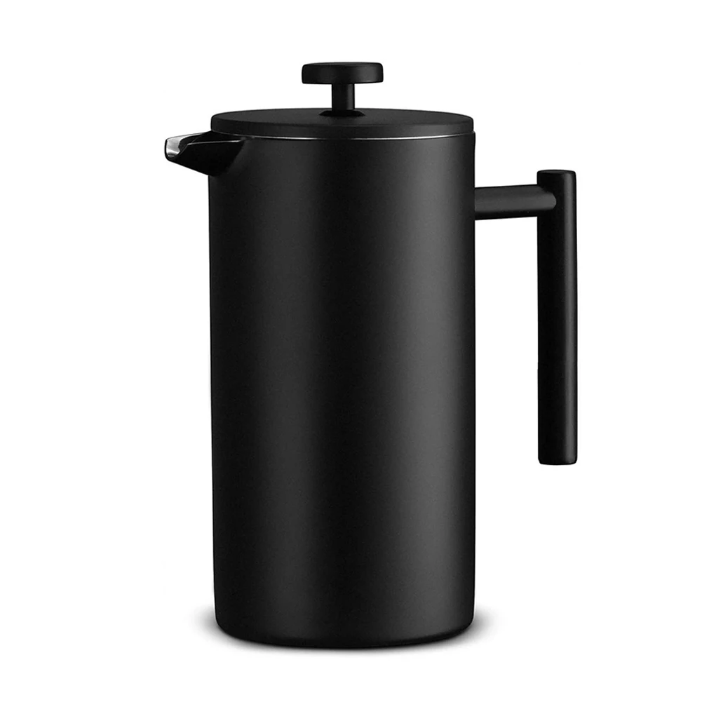 Stainless Steel Double Wall Insulation Coffee Press with 3 Tea Brewer Double Walled Large Coffee Press for Bar Cafe Home
Stainless Steel Double Wall Insulation Coffee Press with 3 Tea Brewer Double Walled Large Coffee Press for Bar Cafe Home