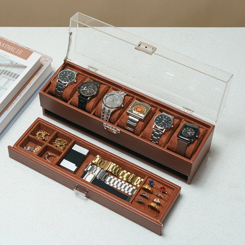 Кожаные коробки для часов, роскошные мужские наручные часы, витрина, двухслойная коробка для хранения ювелирных изделий, настольные часы, органайзер, чехлы
Кожаные коробки для часов, роскошные мужские наручные часы, витрина, двухслойная коробка для хранения ювелирных изделий, настольные часы, органайзер, чехлы