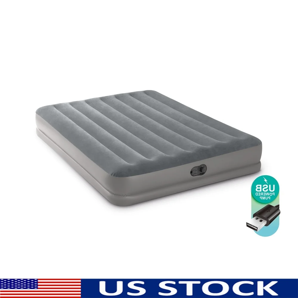 12 Queen Air Mattress with USB Powered Pump Fiber-Tech Construction Portable Lightweight Inflatable Bed Camping Travel Home Use
12 Queen Air Mattress with USB Powered Pump Fiber-Tech Construction Portable Lightweight Inflatable Bed Camping Travel Home Use