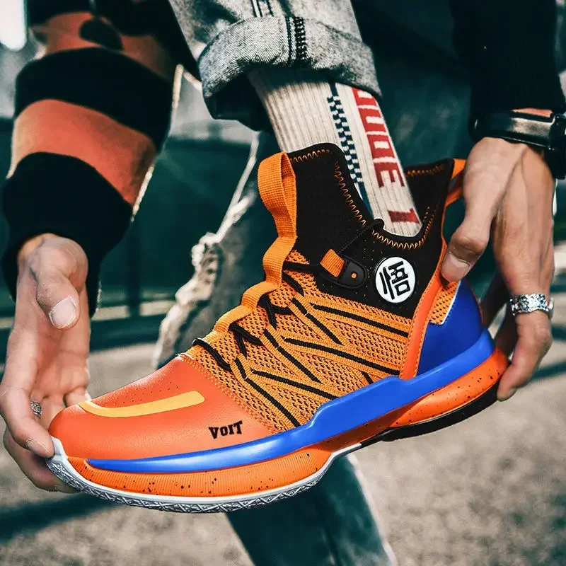 Роскошные мужские кроссовки для бега Son Goku, аниме Баскетбольная обувь, дышащие уличные кроссовки, уличная спортивная обувь для тенниса и спортзала
Роскошные мужские кроссовки для бега Son Goku, аниме Баскетбольная обувь, дышащие уличные кроссовки, уличная спортивная обувь для тенниса и спортзала