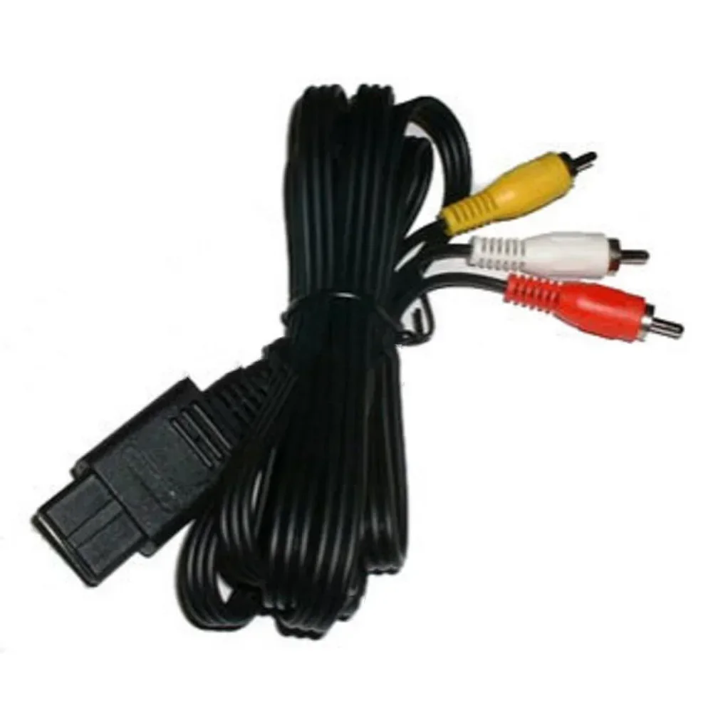 1.8m Games Audio Video AV Cable For Nin 64 Audio Tv Video Cord Av Cable To For Nin Game Cube N64 Snes Games Accessories
1.8m Games Audio Video AV Cable For Nin 64 Audio Tv Video Cord Av Cable To For Nin Game Cube N64 Snes Games Accessories