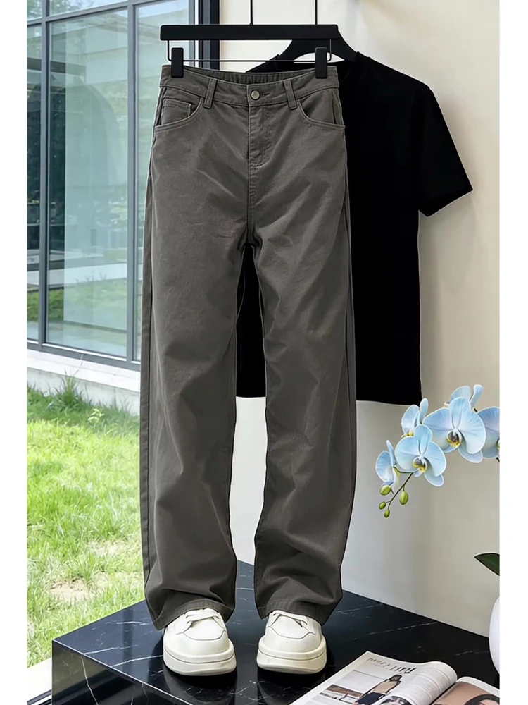 Ce Brown American Retro Men's Straight Leg Slimming High Waist Jeans Spring Faionable Casual Wear Resistant Micro Flared ...
Ce Brown American Retro Men's Straight Leg Slimming High Waist Jeans Spring Faionable Casual Wear Resistant Micro Flared ...