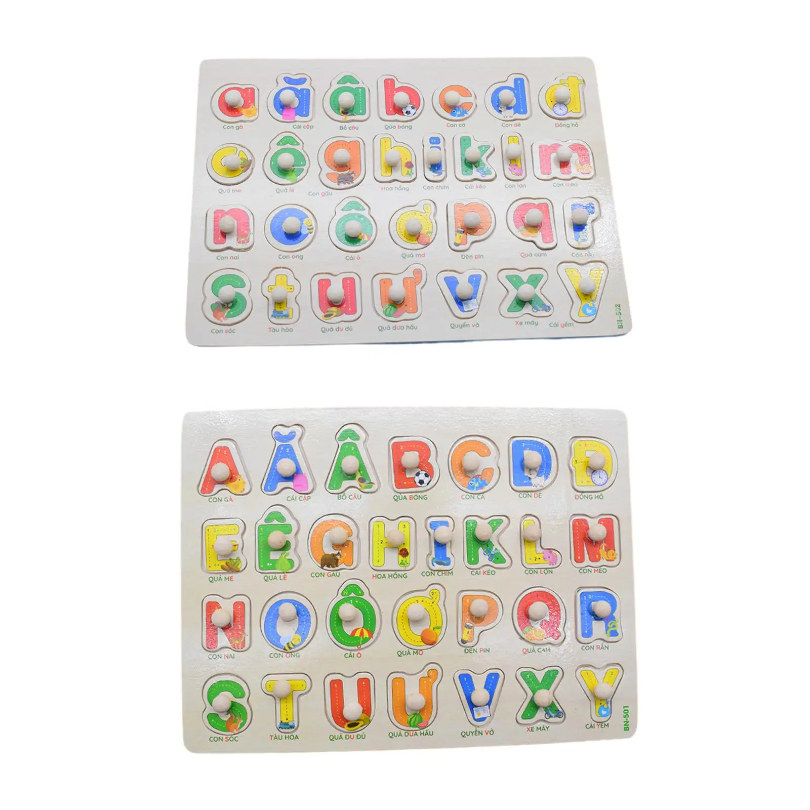 Vietnamese Letters Learning Puzzles Board Wooden Preschool Learning Puzzle Alphabet Toys for Toddlers Baby Children Boys Girls
Vietnamese Letters Learning Puzzles Board Wooden Preschool Learning Puzzle Alphabet Toys for Toddlers Baby Children Boys Girls