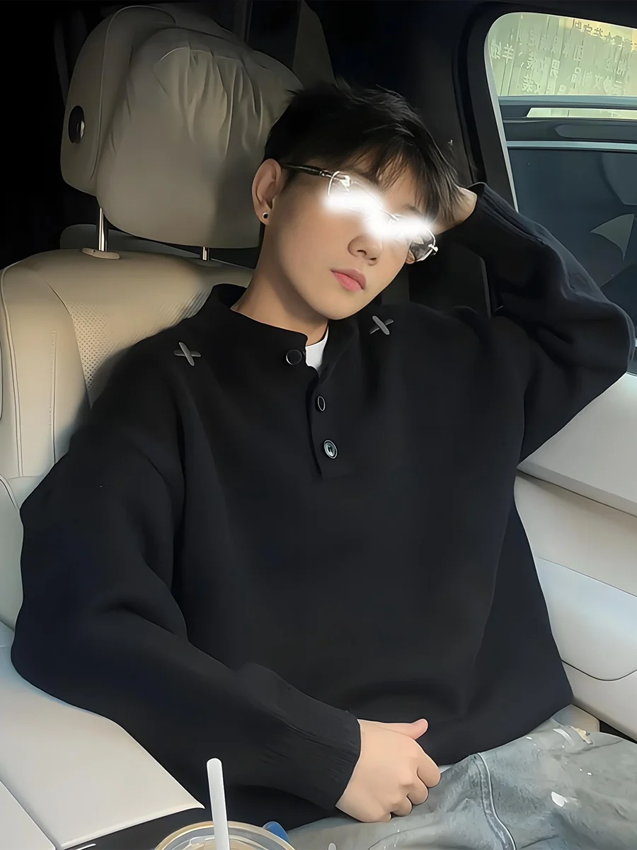 Американский утепленный вязаный свитер с воротником Хенри, зимняя повседневная одежда, удобный, мягкий, из полиэфирного волокна, с длинными рукавами
Американский утепленный вязаный свитер с воротником Хенри, зимняя повседневная одежда, удобный, мягкий, из полиэфирного волокна, с длинными рукавами