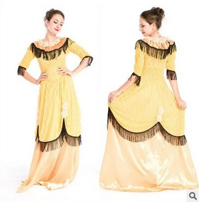 Elegant Long Dress Tassel Skirt Performance Costume Halloween Queen Outfit Retro Court Style Women's Traditional Costume
Elegant Long Dress Tassel Skirt Performance Costume Halloween Queen Outfit Retro Court Style Women's Traditional Costume