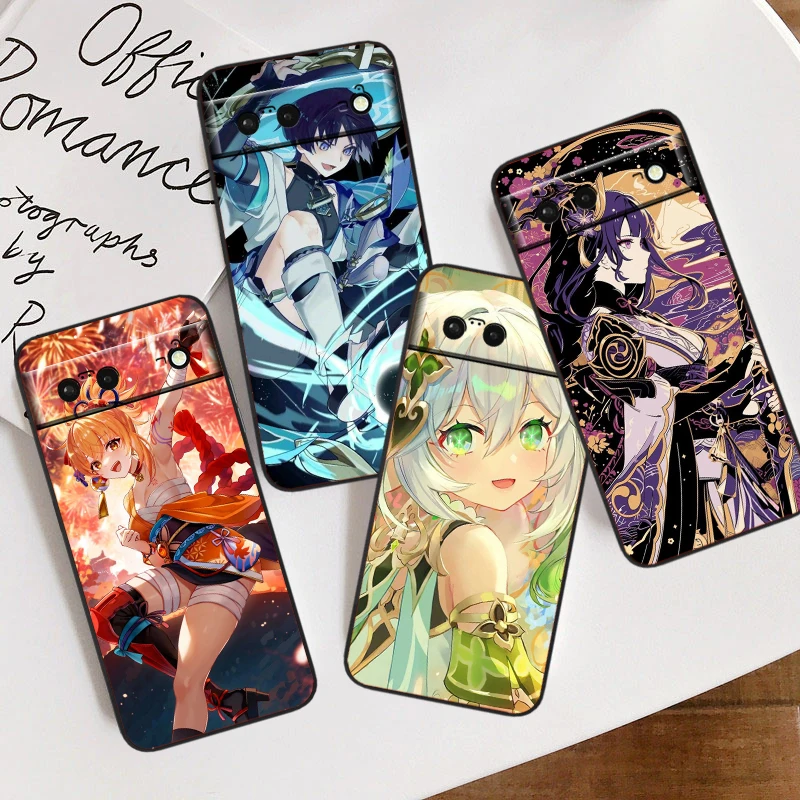 G-Genshin I-Impact Artl Cute For Google Pixel 9 8 7A 7 6A 6 5A 5 4 4A XL 5G Black Silicon Shockproof Shell Back Phone Case
G-Genshin I-Impact Artl Cute For Google Pixel 9 8 7A 7 6A 6 5A 5 4 4A XL 5G Black Silicon Shockproof Shell Back Phone Case
