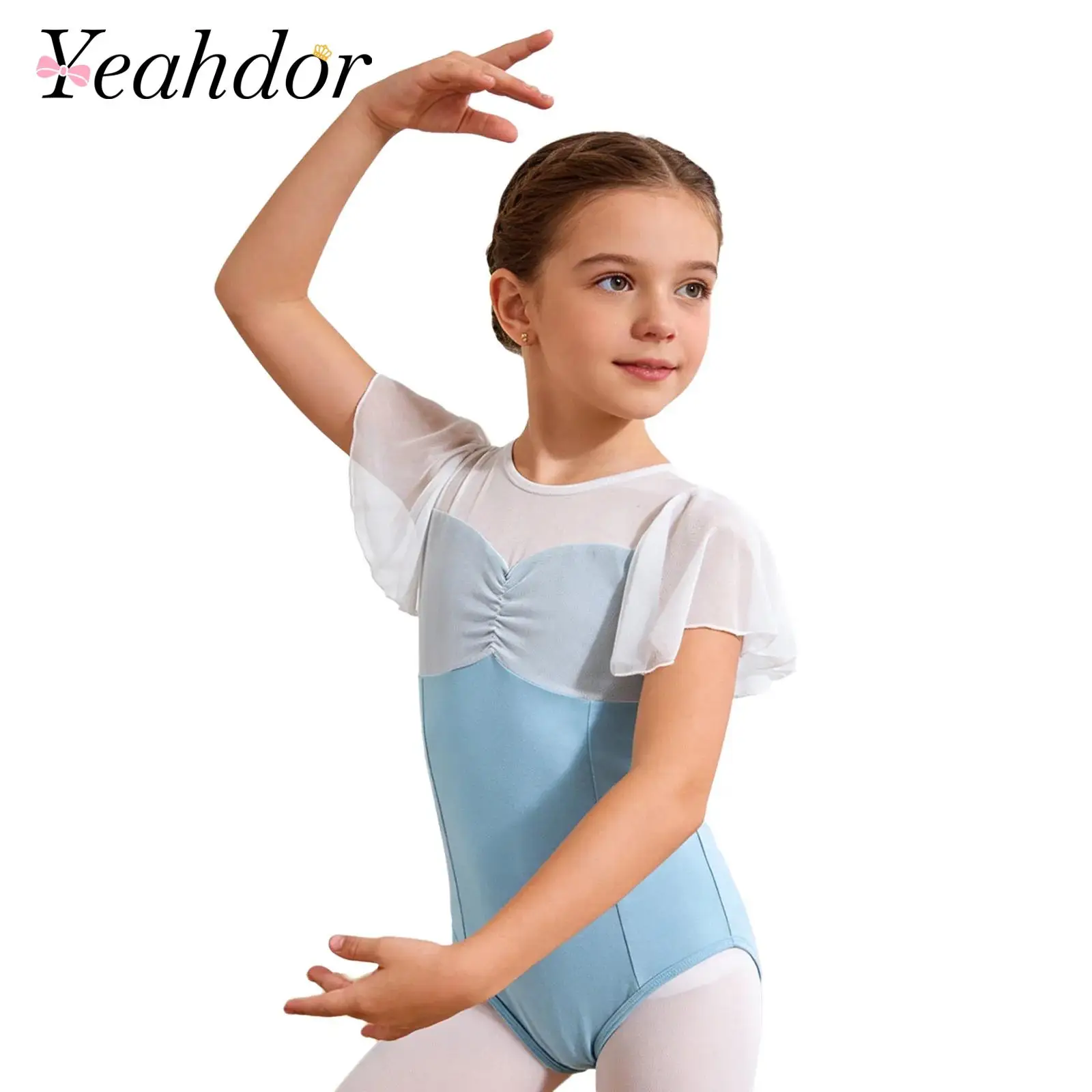 Kids Girls Mesh Patchwork Ballet Dance Leotard Children's Sleeveless Bodysuit for Dance Practice Exam Performance Costumes
Kids Girls Mesh Patchwork Ballet Dance Leotard Children's Sleeveless Bodysuit for Dance Practice Exam Performance Costumes