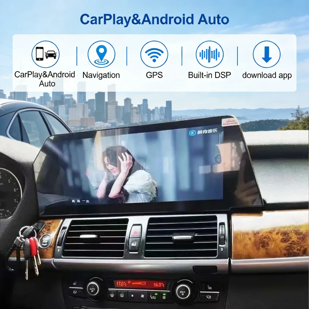 Android 15 For BMW X5 X6 E70 E71 E72 2007-2013 RHD CarPlay Blade 12.3 inch Screen Player Multimedia GPS DSP Head Unit Navigation
Android 15 For BMW X5 X6 E70 E71 E72 2007-2013 RHD CarPlay Blade 12.3 inch Screen Player Multimedia GPS DSP Head Unit Navigation