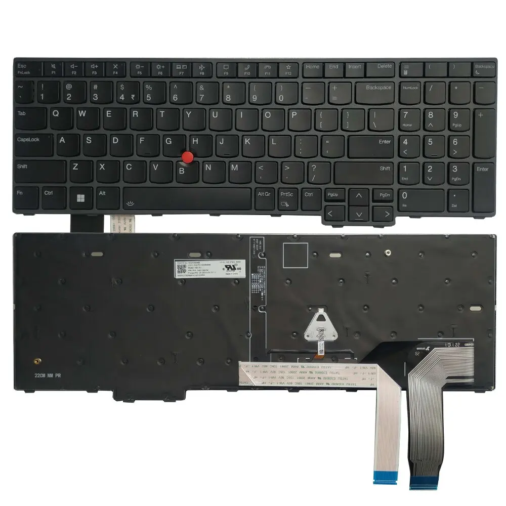 New US Russian Backlit Keyboard For Lenovo Thinkpad L15 Gen3 T16 P16s Gen1 5N21D93686 5N21D93723 5N21D93876 5N21D93643 RU black
New US Russian Backlit Keyboard For Lenovo Thinkpad L15 Gen3 T16 P16s Gen1 5N21D93686 5N21D93723 5N21D93876 5N21D93643 RU black