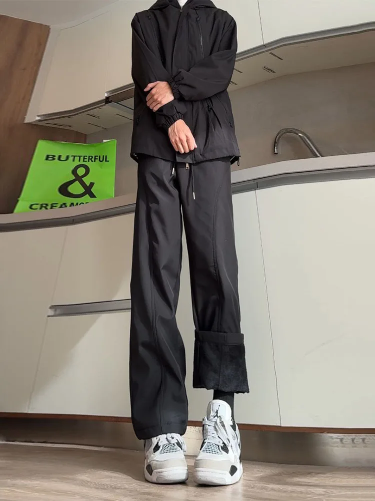 Men's Tee-Proof Fce-Lined Thiened ell Pants Winter Outdoor Climbing Sports Trousers High Waist Straight Leg Casual P...
Men's Tee-Proof Fce-Lined Thiened ell Pants Winter Outdoor Climbing Sports Trousers High Waist Straight Leg Casual P...