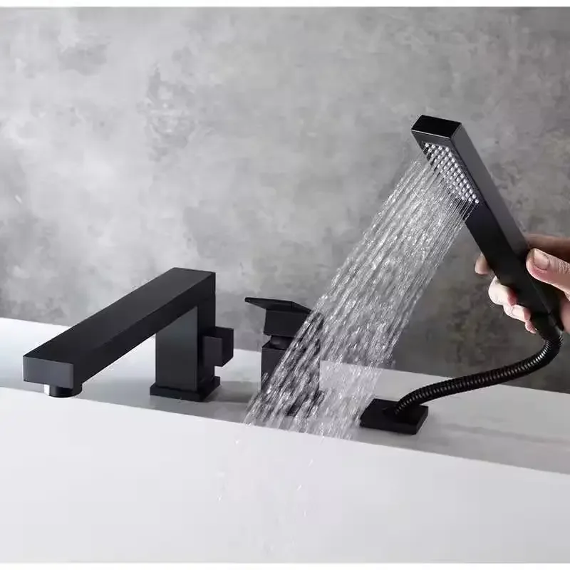 Mounted Bathroom Bathtub Shower Faucet Set 3 Hole Shower Mixer Set Bathtub Faucet
Mounted Bathroom Bathtub Shower Faucet Set 3 Hole Shower Mixer Set Bathtub Faucet