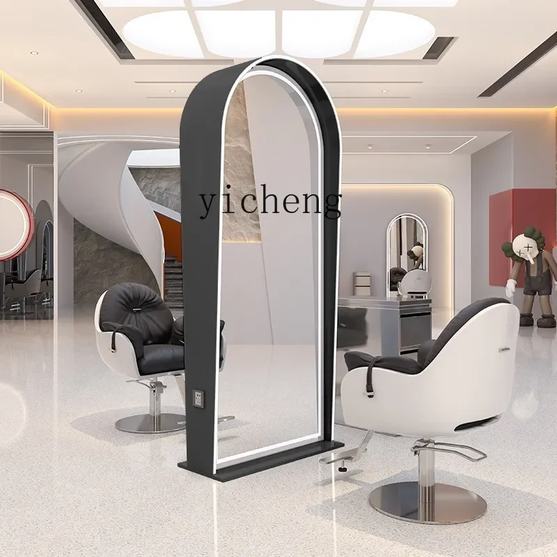 HSN hairdresser mirror hair salon single and double mirror table stainless steel hair cutting floor mirror
HSN hairdresser mirror hair salon single and double mirror table stainless steel hair cutting floor mirror