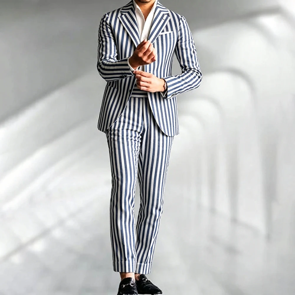 Fashion Slim Fit 2 Piece Jacket Pants Sets Customized Single Breasted Notch Lapel Male Clothing Customized Outfits Costume
Fashion Slim Fit 2 Piece Jacket Pants Sets Customized Single Breasted Notch Lapel Male Clothing Customized Outfits Costume
