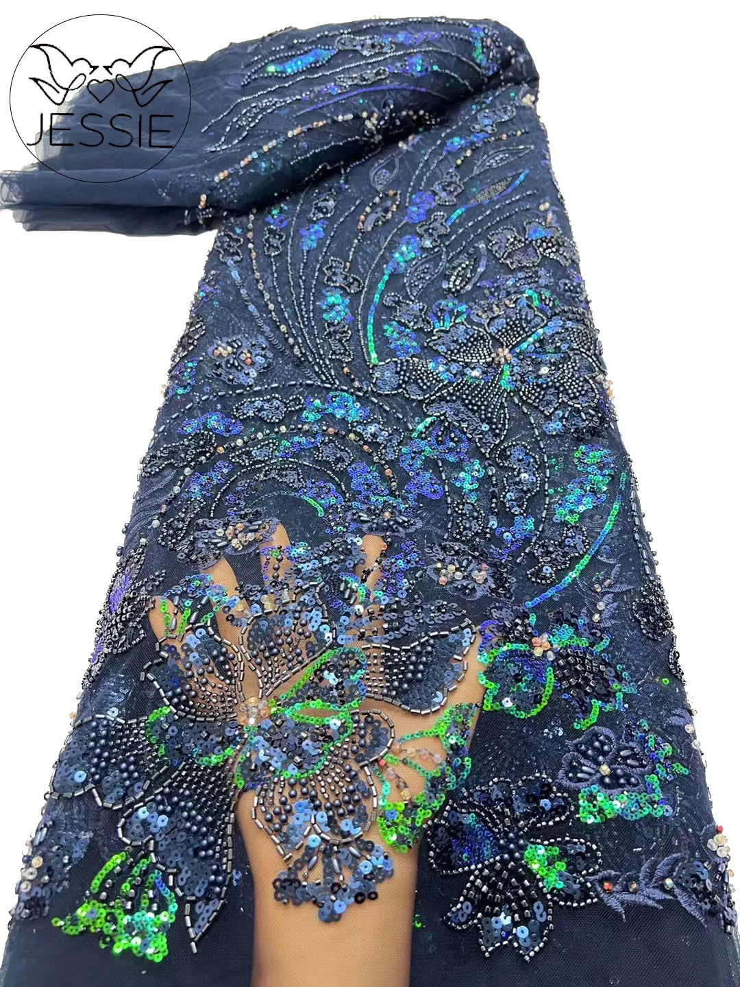 Africa High Class Lace Fabric Handmade Luxury Embroidery 3D Multi Color Lace Sequins Beads For Ladies Evening Party Dresses
Africa High Class Lace Fabric Handmade Luxury Embroidery 3D Multi Color Lace Sequins Beads For Ladies Evening Party Dresses