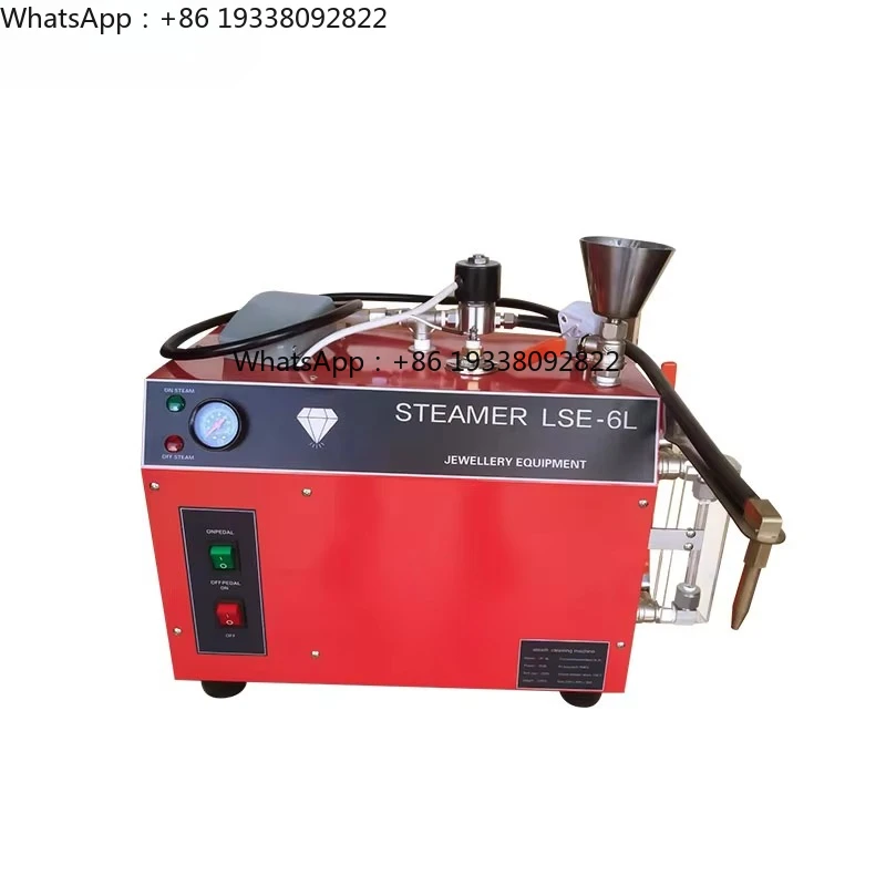 6L Steam Cleaning Machine Temperature 100 Degree Best Quality Tools Equipment Steam Cleaner for Jewelry
6L Steam Cleaning Machine Temperature 100 Degree Best Quality Tools Equipment Steam Cleaner for Jewelry
