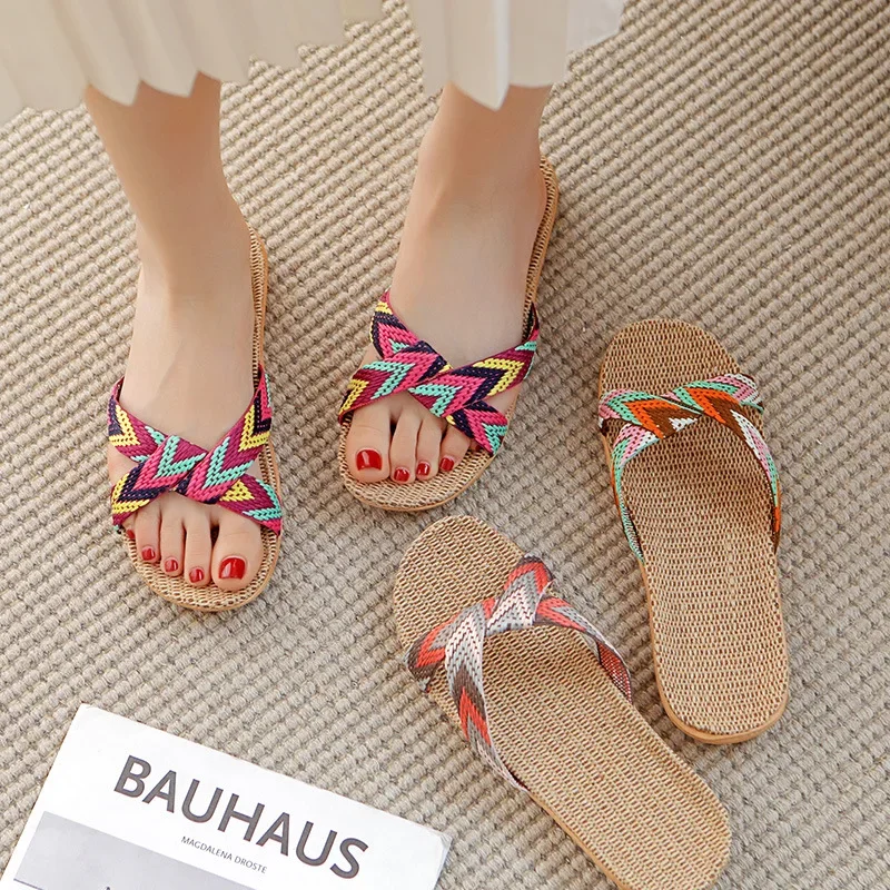 Indoor Slippers Women Home Shoes Lightweight Linen Couple Slippers Lightweight Home Slippers 2025
Indoor Slippers Women Home Shoes Lightweight Linen Couple Slippers Lightweight Home Slippers 2025