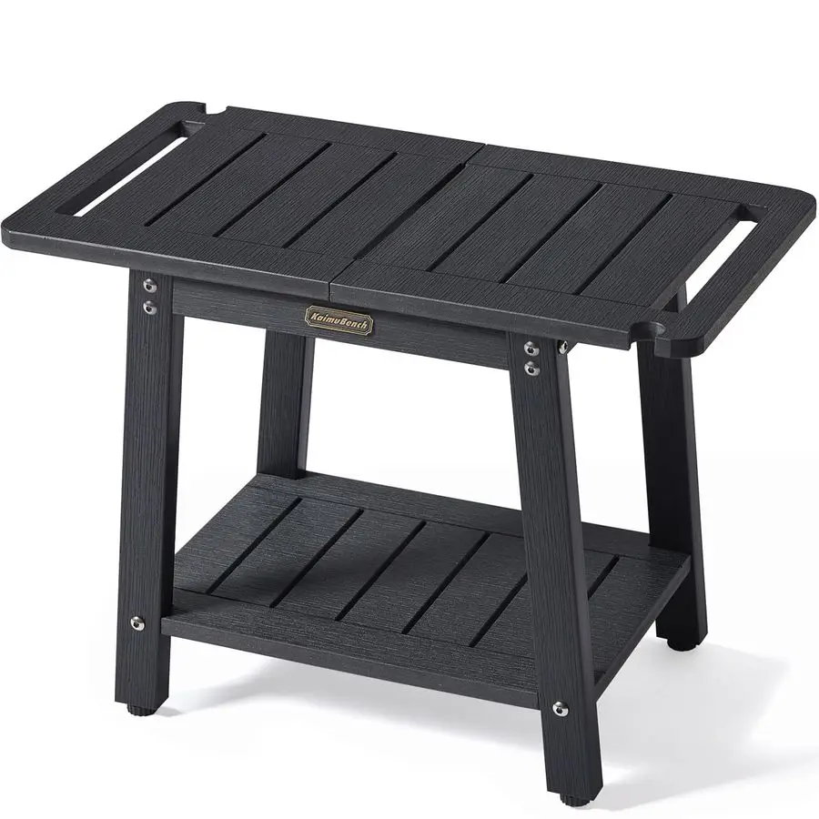 Скамья для душа, черный табурет для душа для бритья ног с полкой, водонепроницаемое сиденье для стула для ванной комнаты, устойчивая к атмосферным воздействиям нескользящая ручка
Скамья для душа, черный табурет для душа для бритья ног с полкой, водонепроницаемое сиденье для стула для ванной комнаты, устойчивая к атмосферным воздействиям нескользящая ручка