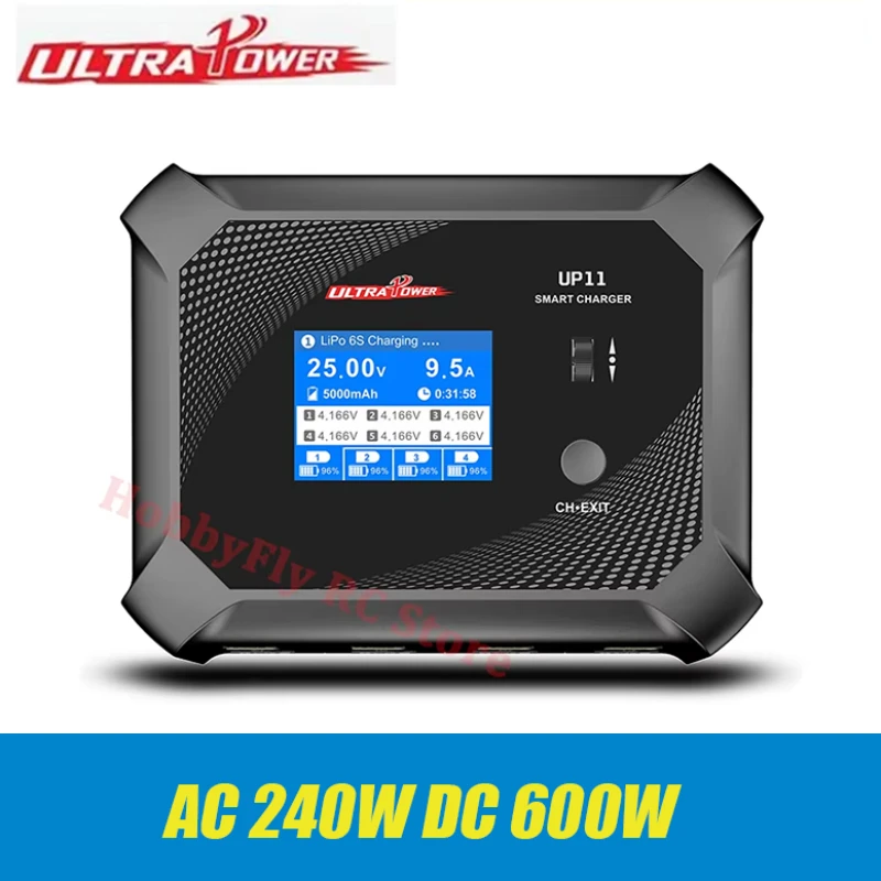 Ультрамощное зарядное устройство для аккумуляторов UP11 AC 240W DC 600W четырехканальное умное зарядное устройство Blance
Ультрамощное зарядное устройство для аккумуляторов UP11 AC 240W DC 600W четырехканальное умное зарядное устройство Blance