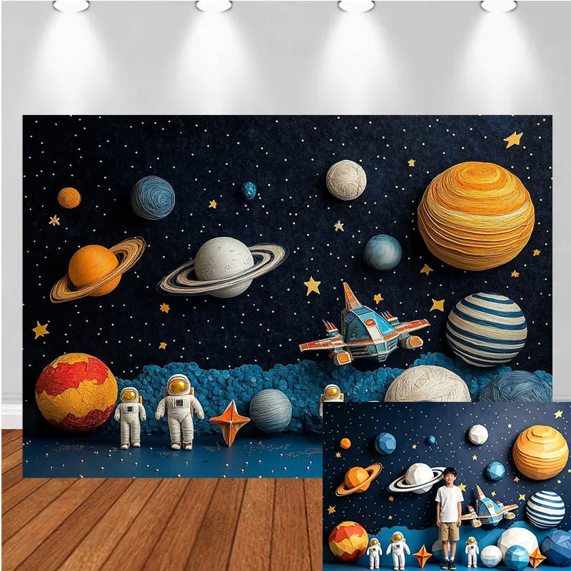 LS Photography Background Space Planet Astronaut Boy Decor Birthday Cake Smash Baby Shower Kids Portrait Photo Backdrop Studio
LS Photography Background Space Planet Astronaut Boy Decor Birthday Cake Smash Baby Shower Kids Portrait Photo Backdrop Studio