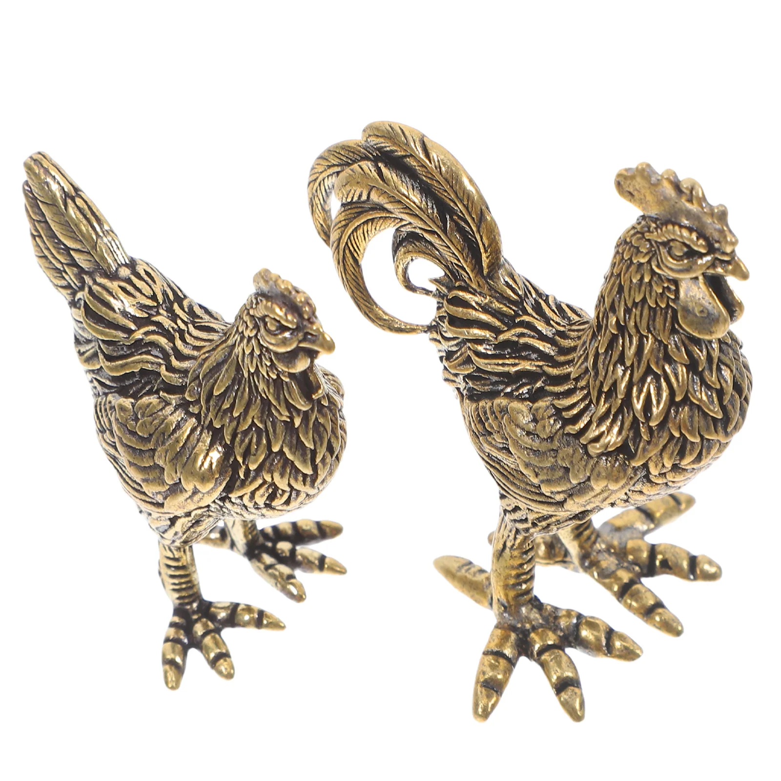 2Pcs Pure Copper Chinese Zodiac Statues: Hen Decor for Living Room Study Table Auspicious Animal Ornament
2Pcs Pure Copper Chinese Zodiac Statues: Hen Decor for Living Room Study Table Auspicious Animal Ornament