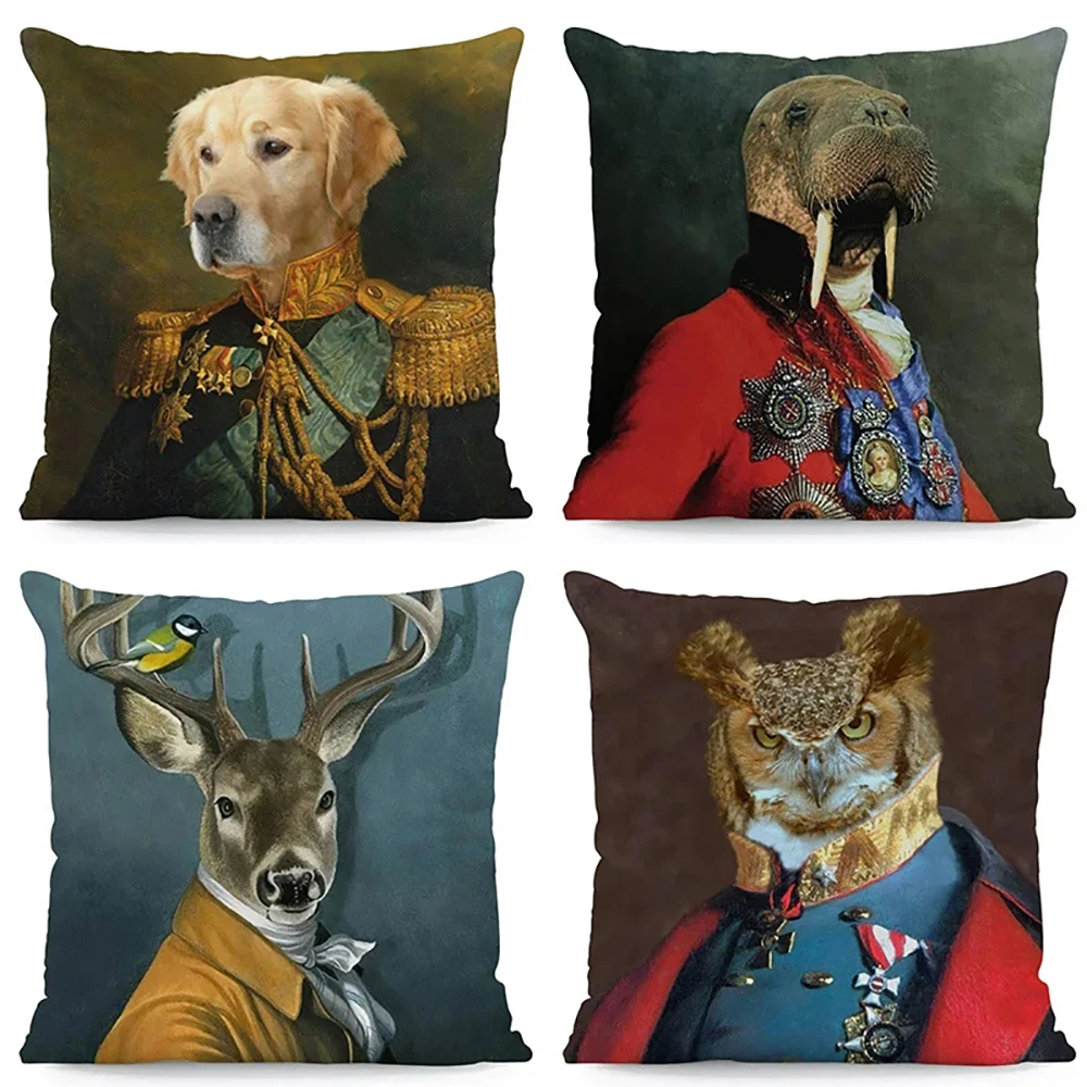 Golden Dog in Military Attire PillowcaseSuitable for sofa car bedroom decorative cushion cover pillow cover
Golden Dog in Military Attire PillowcaseSuitable for sofa car bedroom decorative cushion cover pillow cover