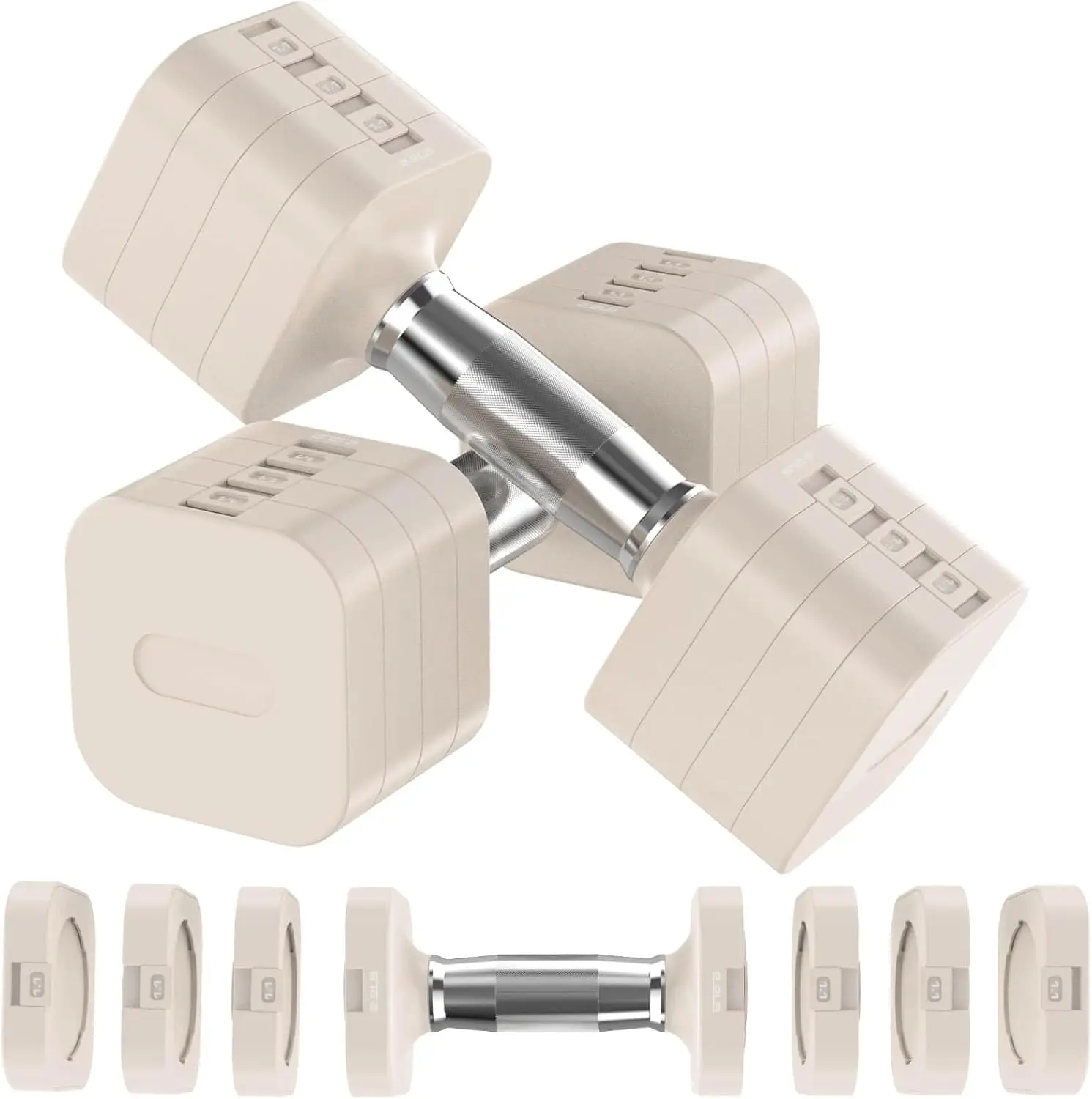Adjustable Dumbbell Set 22LBS, 4-in-1 Weight 4.4-11lb, Home Gym Equipment for Women Men
Adjustable Dumbbell Set 22LBS, 4-in-1 Weight 4.4-11lb, Home Gym Equipment for Women Men