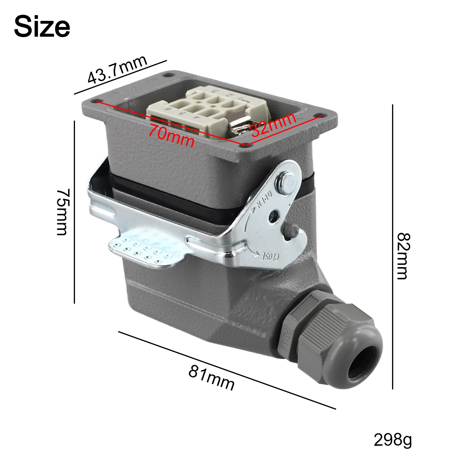 Heavily Reinforced Industrial Connectors with 6 Pins Designed for Maximum Reliability Under Stressful Conditions
Heavily Reinforced Industrial Connectors with 6 Pins Designed for Maximum Reliability Under Stressful Conditions