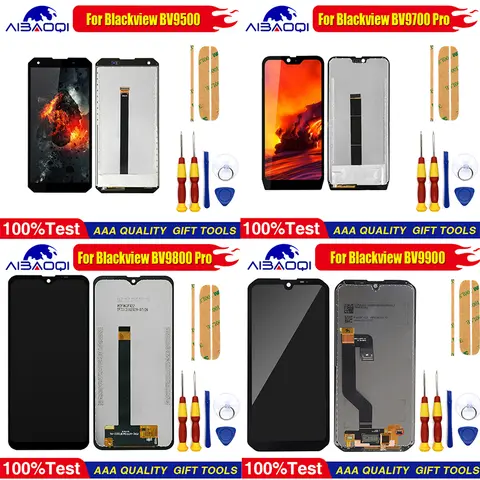 Per Blackview BV9500 BV9700 Pro BV9800 Pro BV9900 BV9900E BV9900 Pro Touch Display LCD Digitizer Assembly Replacemen