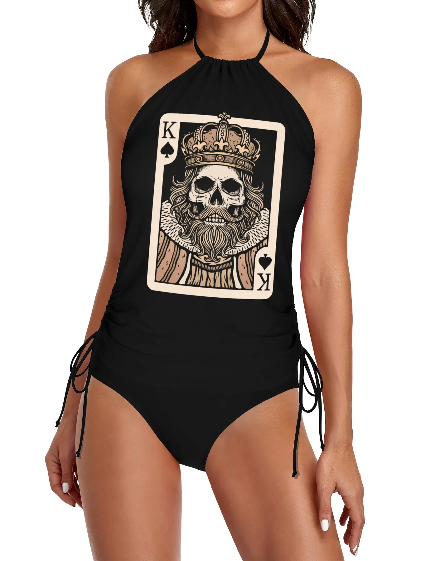 Skull King Split Swimsuit Set summer women set black bikini Women swimwear beach dress for women
Skull King Split Swimsuit Set summer women set black bikini Women swimwear beach dress for women